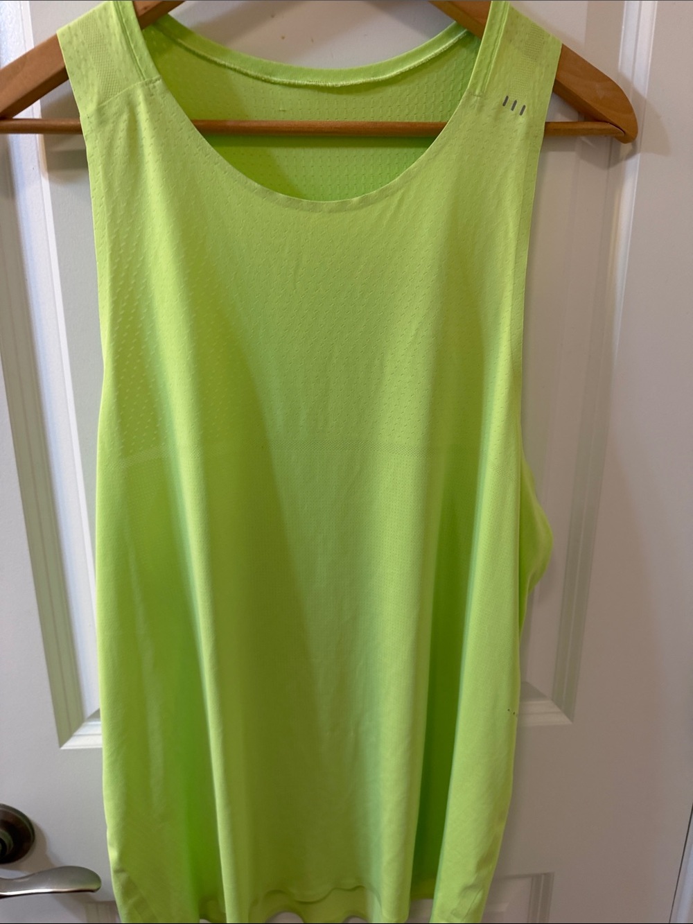lululemon athletica Lime Green Running Tank